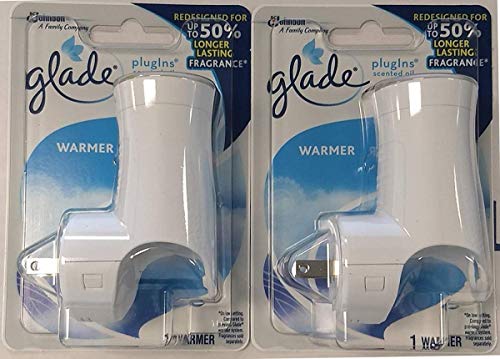Glade PlugIns Air Freshener Warmer, Scented and Essential Oils for Home and Bathroom, Up to 50 Days on Low Setting (Pack of 5)