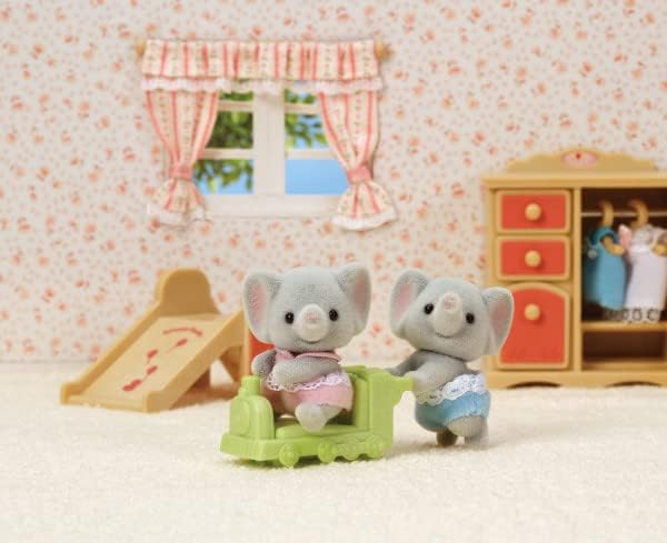 Calico Critters Hopscotch Rabbit Twins - Adorable Bunnies for Endless Imaginative Play. Bring Home the Double the Fun with These Charming Twins!