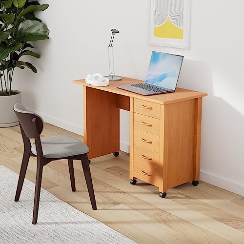 Venture Horizon Mobile Desk & Craft Center - Oak