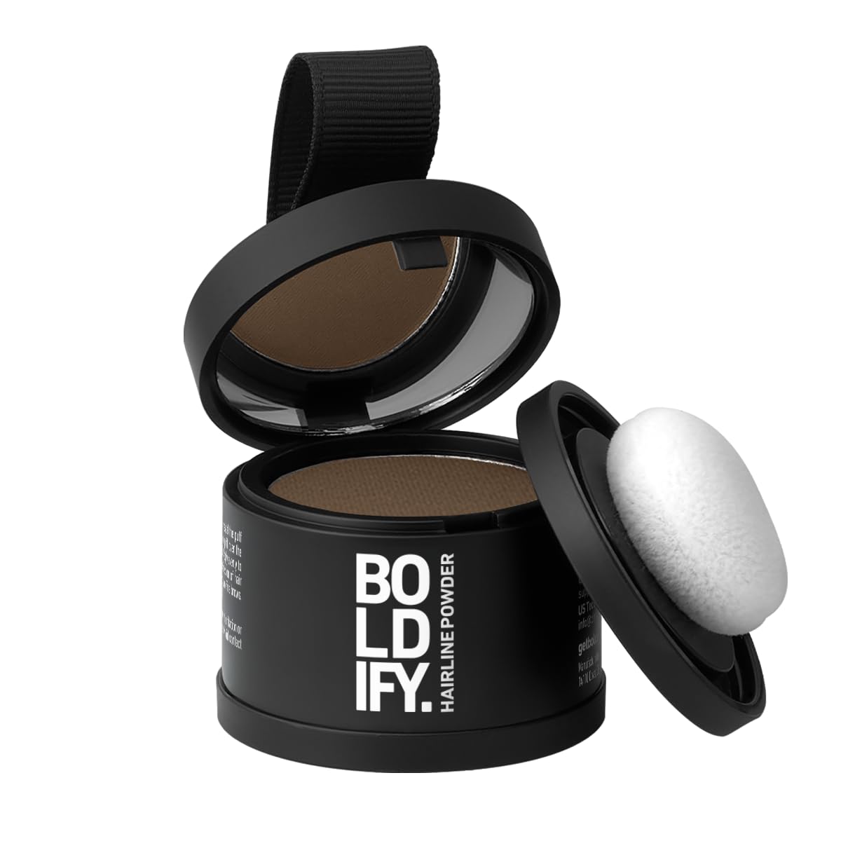 Boldify Hairline Powder, Root Touch Up Hair Color Dark Brown 4g