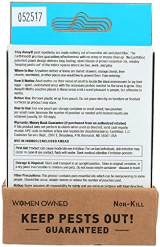 Earthkind Stay Away, Moth Repellent, 2.5 Ounce
