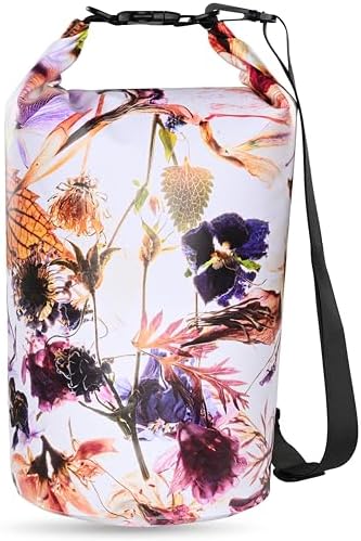 MARCHWAY Floating Waterproof Dry Bag Backpack 5L/10L/20L/30L/40L, Roll Top Sack Keeps Gear Dry for Kayaking, Rafting, Boating, Swimming, Camping, Hiking, Beach, Fishing