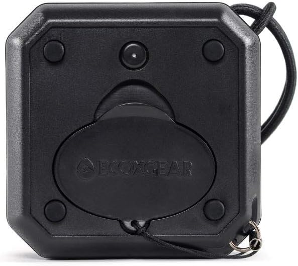 ECOXGEAR EcoPebble Lite GDI-EXPLT501 Rugged Waterproof Floating Portable Bluetooth Wireless 5-Watt Mini Smart Speaker (Black)