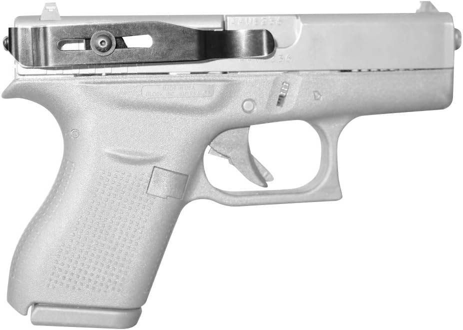 ClipDraw Gun Clip, Low Profile Slim Concealed Carry Easy Install American Made