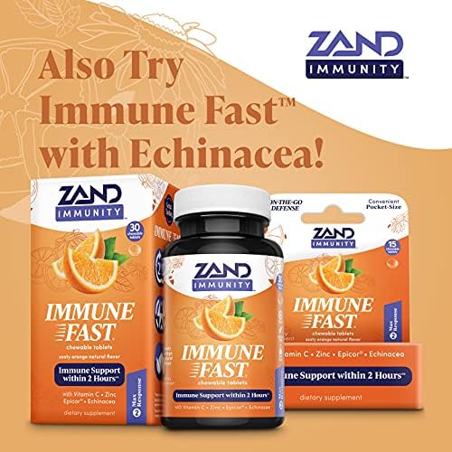 ZAND Elderberry Zinc Immunity Gummies with Vitamin C, Year-Round Immune Support for Children & Adults, 60 Count