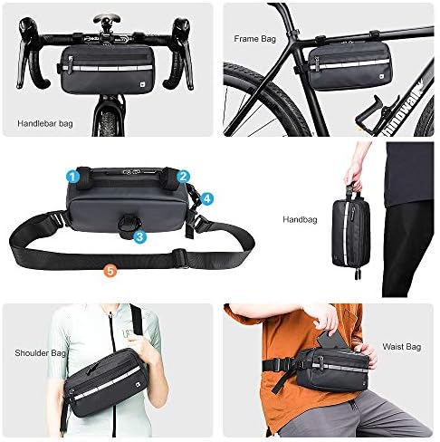 Rhinowalk Bike Bag Waterproof Bike Handlebar Bag