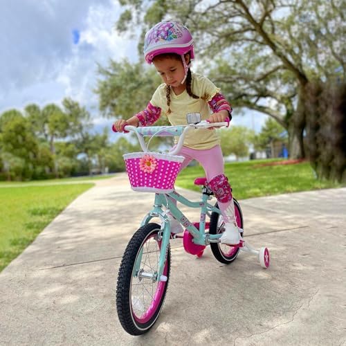 JOYSTAR Paris Girls Bike with Training Wheels for Ages 3-10Y