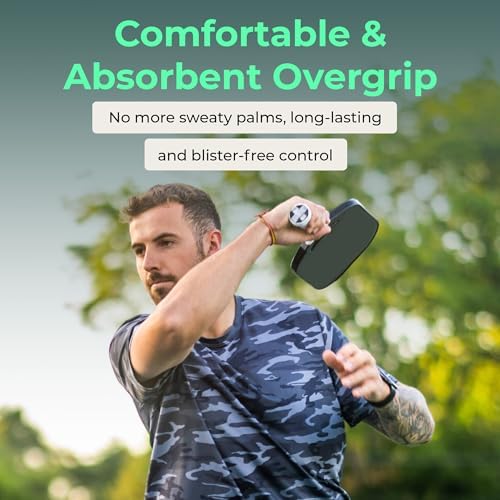 ADV FeltTac Pickleball Paddle Grip Tape - Absorbent Dry Non-Slip Overgrip