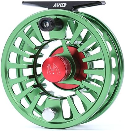 Maxcatch AVID Fly Fishing Reel with CNC-machined Aluminum Body - 1/3, 3/4, 5/6, 7/8, 9/10 Weights(Black, Green, Blue)