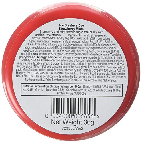 ICE BREAKERS Wintergreen Sugar Free Mints Tins, 1.5 oz (8 Count)