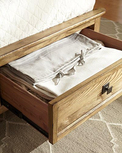 Intercon Alta Solid Brushed Ash Queen Storage Bedroom Set