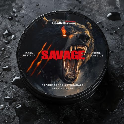 Goodfellas' Smile Savage Shaving Soap for Brush, Made in Italy