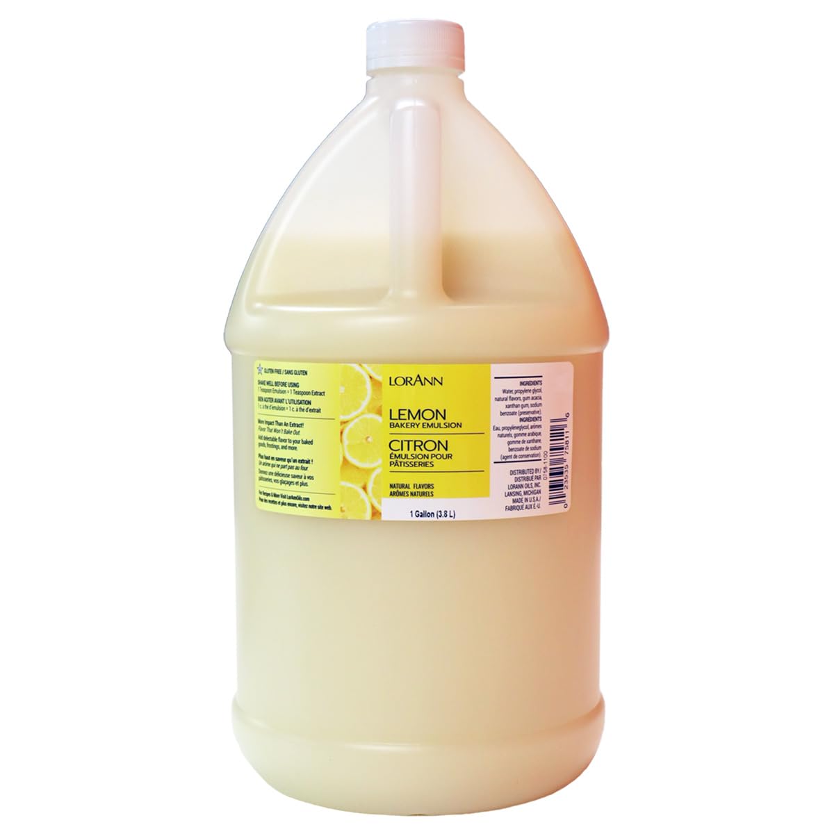LorAnn Oils Peppermint Bakery Emulsion: True Essence, Ideal for Boosting Fruit Tones in Cakes, Cookies & Desserts, Gluten-Free, Keto-Friendly, Extract Substitute Essential for Your Kitchen, 16 Oz