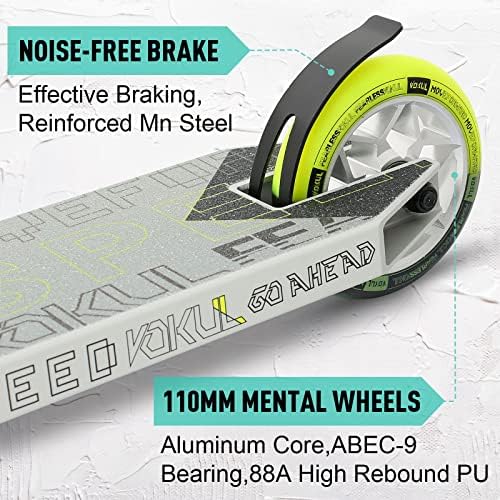 VOKUL K1 Pro Scooters - Stunt Scooter | Trick Scooter - Intermediate and Beginner Freestyle Scooter for Kids 8 Years and UP,Teens and Adults -Quality Kick Pro Scooter for Boys and Girls