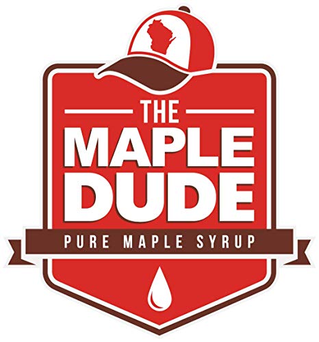 The Maple Dude - Pure Maple Syrup - (Large, 32oz - Quart) | Natural | Made in Wisconsin | Great for Pancakes/Waffles