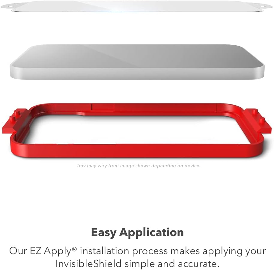 ZAGG Glass Elite VisionGuard+ Screen Protector - iPhone 12 Mini - Impact Protection, Scratch, Fingerprint, Smudge, InvisibleShield, Oil Resistant