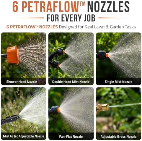PetraTools 3 Gallon Battery Powered Backpack Sprayer - 2.5 Hour Runtime