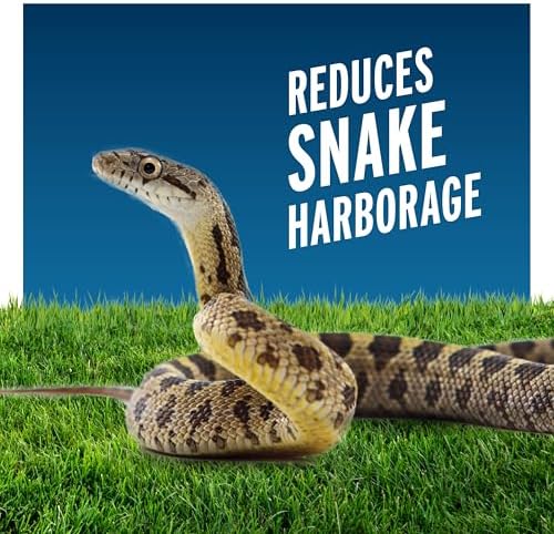 Liquid Fence Snake Repellent Granules, Safe Around Kids and Pets When Used & Stored as Directed, Keep Snakes Out of Garden, Patio and Backyard, 2 lb