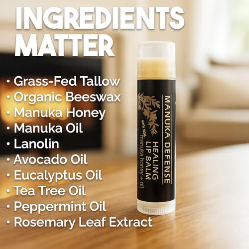 BALM OF GILEAD Manuka Eczema Honey Cream - Moisturizer for Sensitive Skin, Eczema, Psoriasis & Dermatitis - Manuka Honey Ointment, Grassfed Tallow