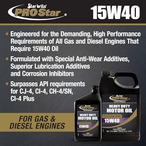 STAR BRITE Pro Star Super Premium Heavy Duty Motor Oil 15W-40