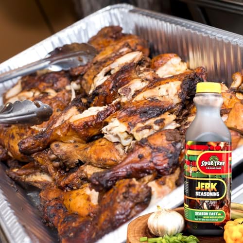 Spur Tree Jamaican Jerk Seasoning, 35 Oz | Authentic Caribbean, Jerk Sauce, All-Natural and Fresh Ingredients