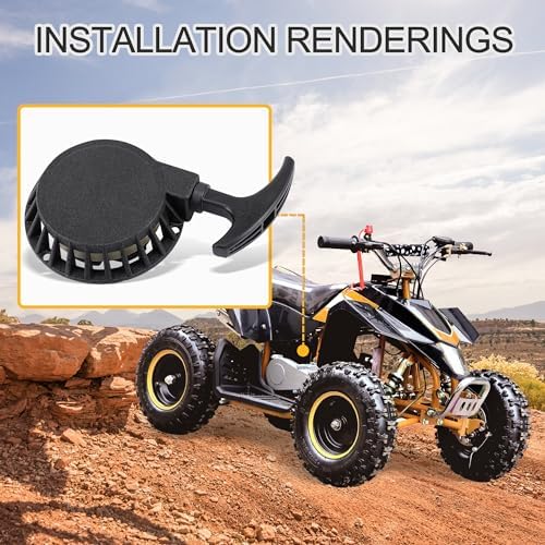 GOOFIT Pull Start Recoil Replacement for MM-B80 MM-B80R Youth Mini Bike Baja Doodlebug 2.8hp DB30 97cc Doodle Bug Mini Racer Bike Motovox MBX10 MBX11 MBX12 Parts