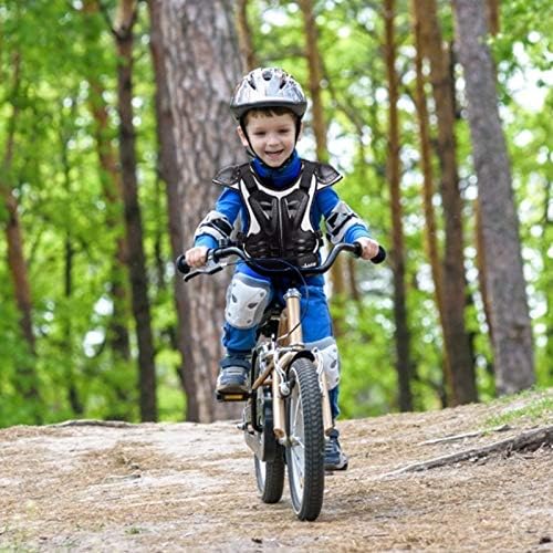 Webetop Kids Dirt Bike Chest Protector Motocross Adjustable Youth Chest Protector Shock-Resistant Dirt Bike Gear for ATV, Cycling | Youth Riding Gear, Adjustable Fit, Lightweight Design, Multi-Sport Use, Growth-Friendly Wear, Easy On and Off