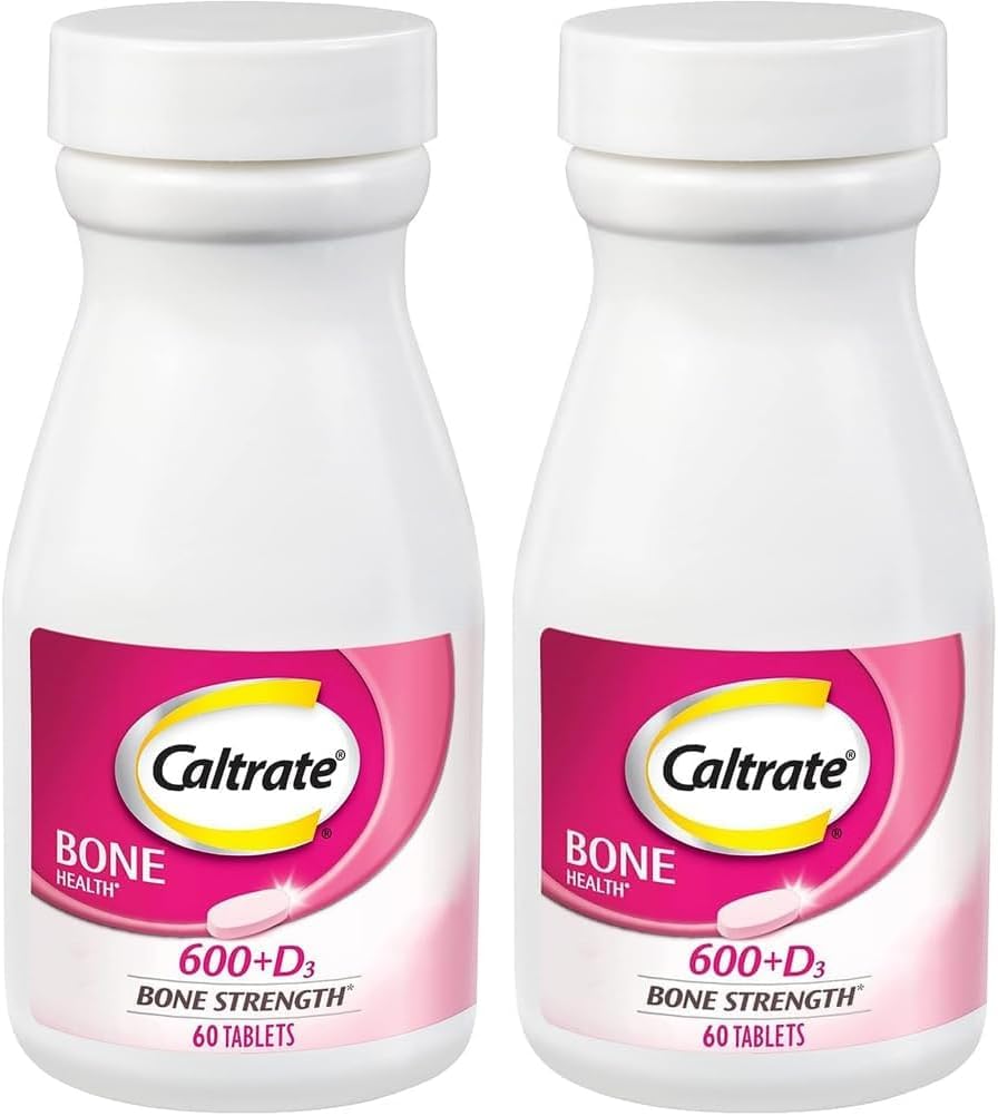 Caltrate 600 Plus D3 Vitamin D and Calcium Supplement Tablets, 165 Count | Highest Level of Vitamin D3, Maximizes Calcium Absorption to Support Strong Bones and Daily Function
