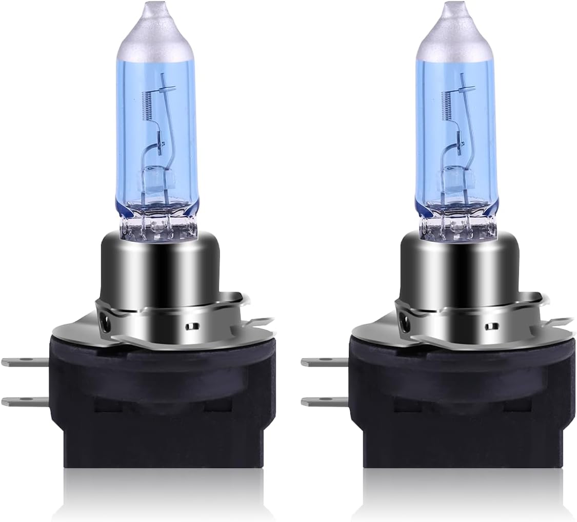 NEWBROWN H11 Headlight Bulb Halogen 5000K Super White Light Long Life Replacement PGJ19-2 12V/55W (H11, 2 Pack)