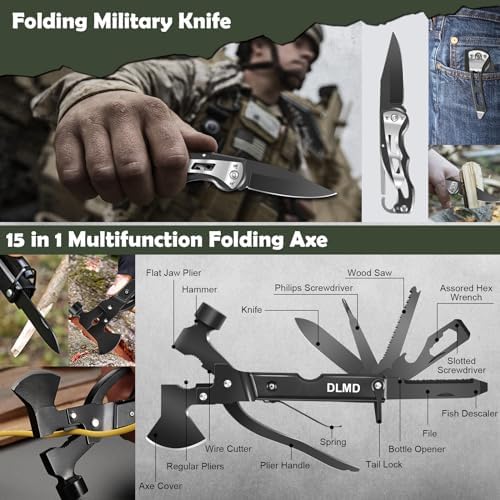 320 PCS Survival Kits First Aid Kit, Gifts for Men Fathers Day Him Dad