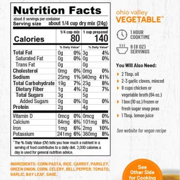 Frontier Soups Ohio Valley Vegetable Soup (Pack of 2)