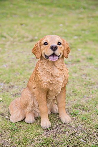 Hi-Line Gift Ltd. Sitting Golden Retriever, Brown