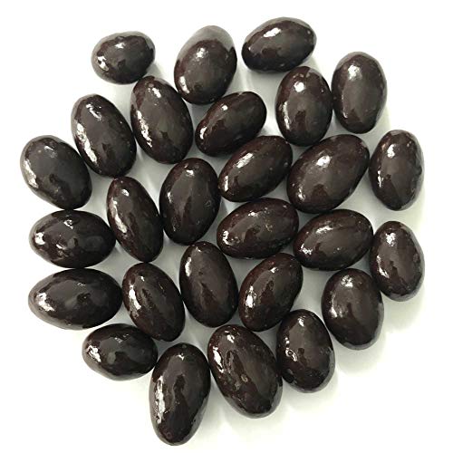 Dark Chocolate Covered Almonds - Crunchy Almonds Drenched in Rich Dark Chocolate (2 pound bag)