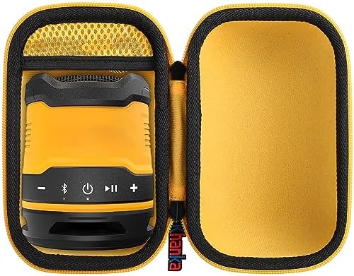 khanka Hard Storage Case for Dewalt DCR008 USB-C Speaker+DCF682N1/DCF680N2 | EVA Hard Shell, Mesh Pocket Accessory Storage, Workshop Tool Storage