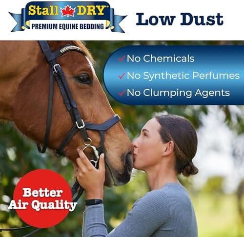 Progressive Planet Stall Dry Premium Equine Bedding Pellets, 35lbs - 100% Natural Kiln-Dried Pine Pellets