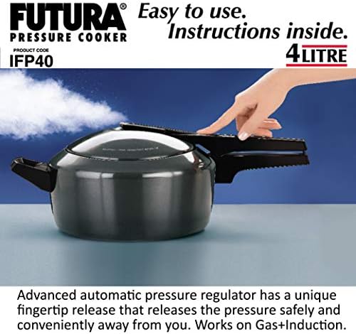 FUTURA PRESSURE COOKER, 2 Liter, GRAY