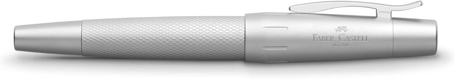 Faber-Castell e-motion Fountain Pen, Pure Black - Extra Fine