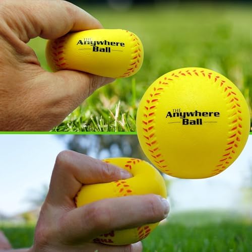 Thin Air Brands The Anywhere Ball Baseball/Softball Foam Training Ball (12 Pack)