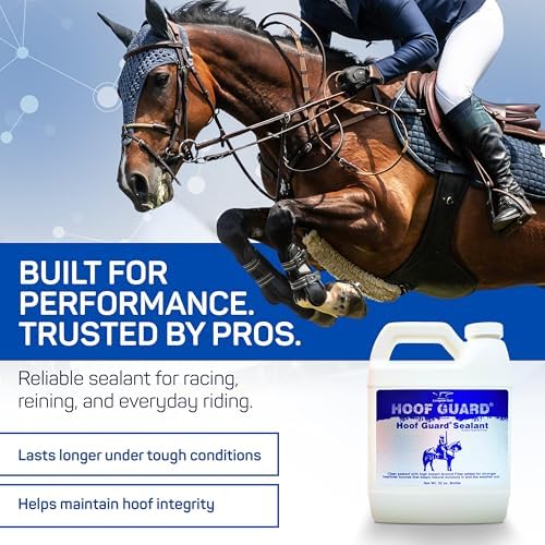 Hoof Guard Sealant Refill, Horse Hoof Oil & Conditioner for Horses, 32 oz | Hoof Conditioner for Horses, Hoof Hardener with Aramid, Helps Seal Cracks