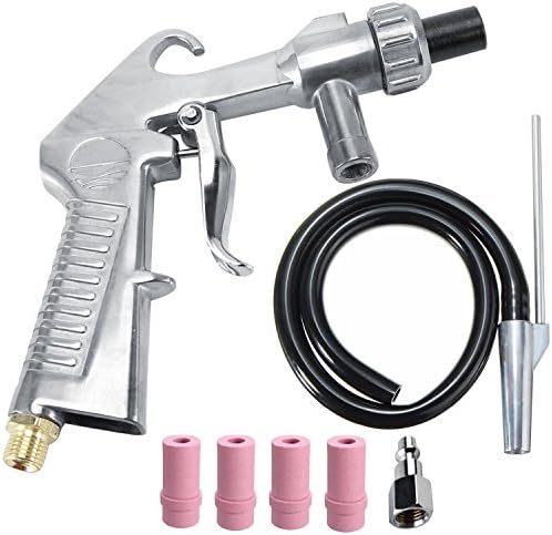 Wogoboo Sand Blaster Kit Blasting Sandblaster Siphon Feed Gun Nozzle Rust Remove Abrasive Sand Blasting for Sandblast Cabinets