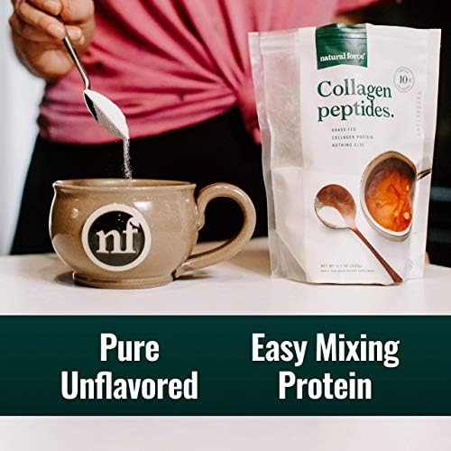 Natural Force Clean, Grass Fed Collagen Peptides + Vanilla Organic Whey Protein Bundle – Organic