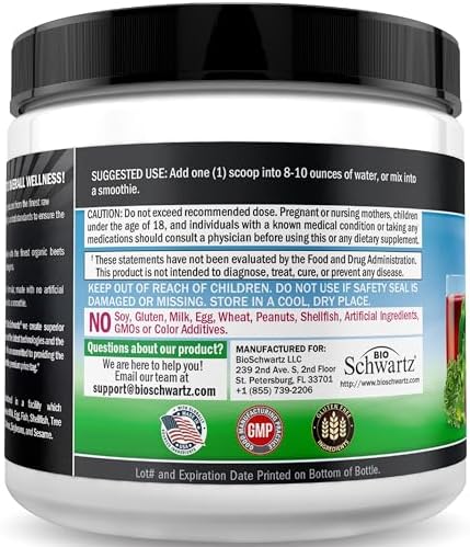 Beet Root Powder - Beets Superfood Supplement with Vitamin C - 30 Servings