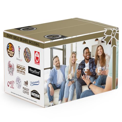 Perfect Samplers Coffee, Tea, Cider,Cappuccino For Keurig K Cups Brewers, Mix 40 Count