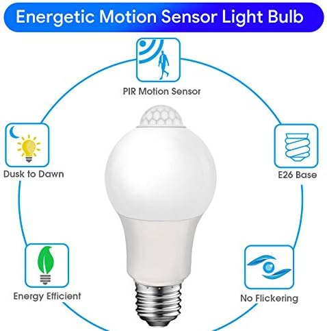 Energetic Motion Sensor Light Bulb