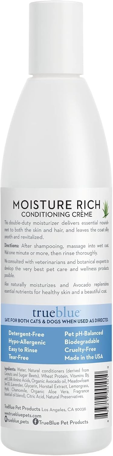 Trueblue Pure & Sure Puppy Shampoo – Cleansing Wash, Deodorizing, Moisturizing – Toxin Free, Milk, Honey Natural Botanical Blend – Tearless Dog Shampoos – 12 Fl. Oz.