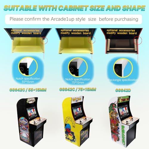 Switch Fighting Stick for Arcade1Up Cabinet, Play Your Switch Arcade Stick on The Cabinet, Modded Switch Joysticks Specially Designed for Arcade1Up