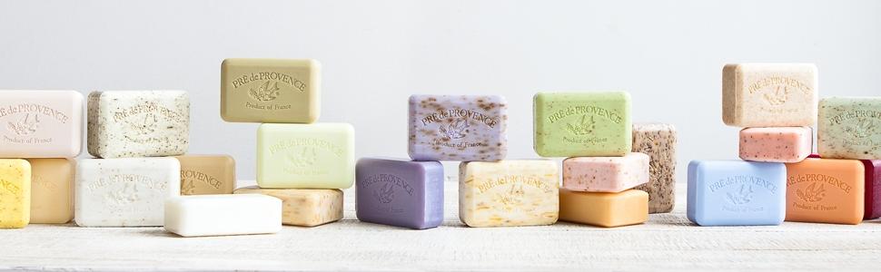 Pre de Provence Artisanal French Soap Bars Collection - Enriched with Shea Butter 150g &amp;amp; 250g