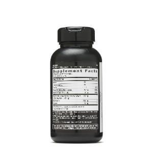 Product photo of GNC Men's Prostate Formula focused on the Supplement Facts label