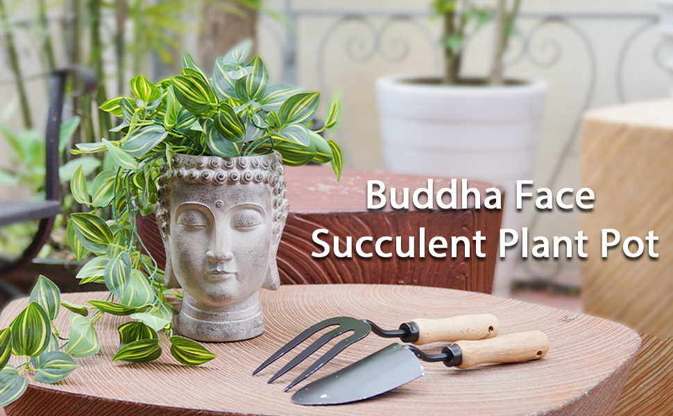 garden Buddha planter