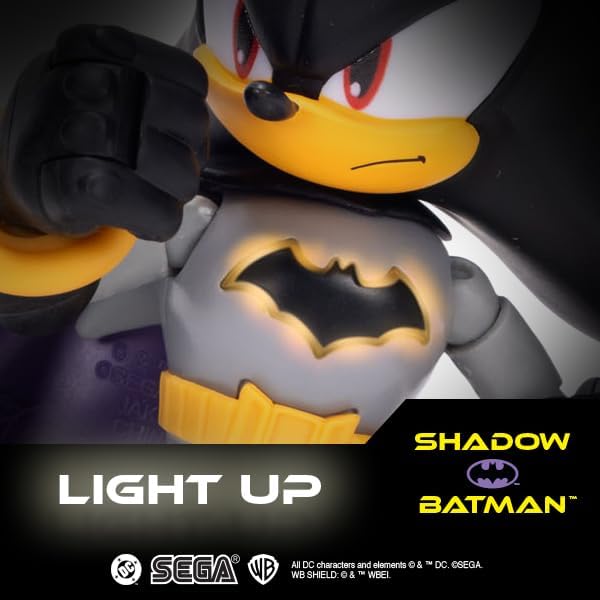 DC x Sonic Power vs Speed Action Figure Multipack, Officially Licensed by Jakks Pacific, Includes 7" Darkseid Classic Action Figure